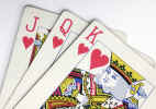 royal flush playingcards