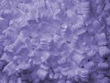 Packing peanuts in purple color cast as abstract background for concepts about business or shipping merchandise