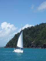 a beautiful days sailing on the water