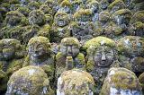 Thought and spirituality - Rakan sculptures at Otagi Nenbutsu-ji, Japan