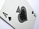 the ace of spades playing card
