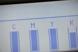 Digital display of toner levels for CMYK on a photocopier or printer